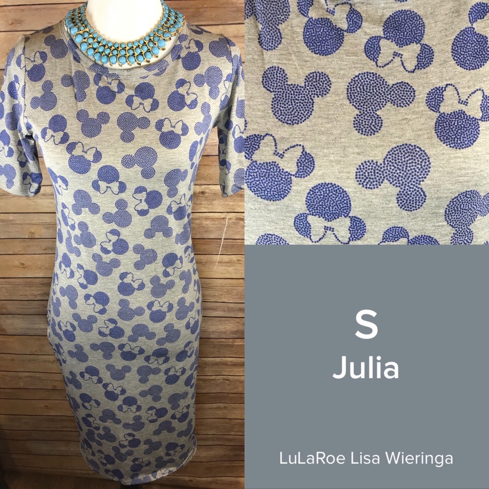 LuLaRoe Julia Dress Disney Collection